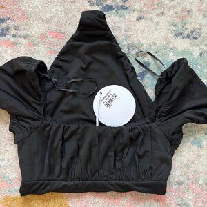 Princess Polly Haya Bodysuit in Black – Size US 2 (NWT)